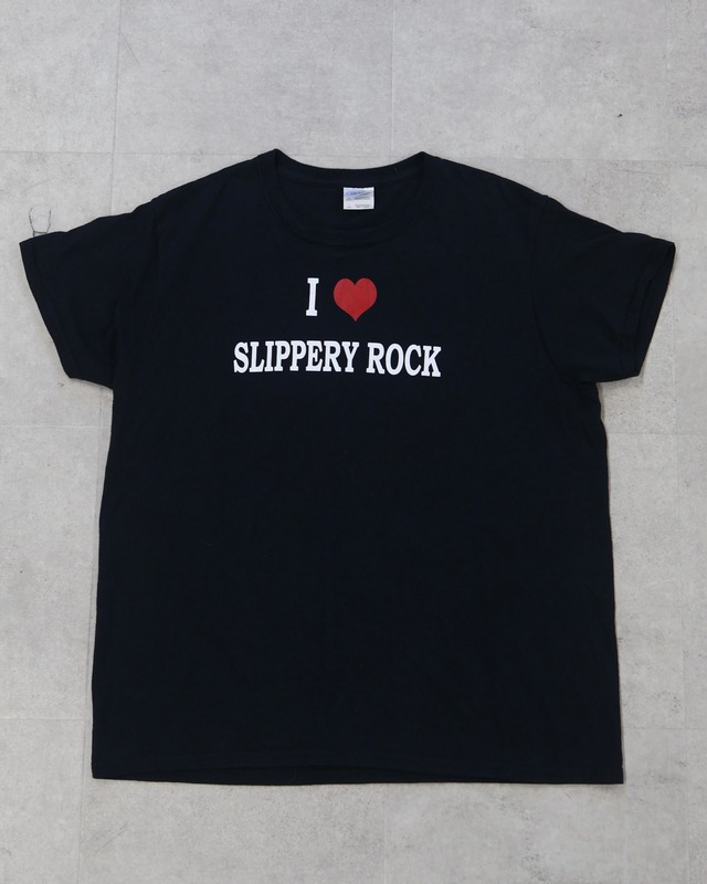 short length front print t-shirt