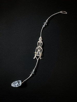 ヒマラヤ水晶 macrame suncatcher