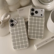 ［ phone case ］moss check