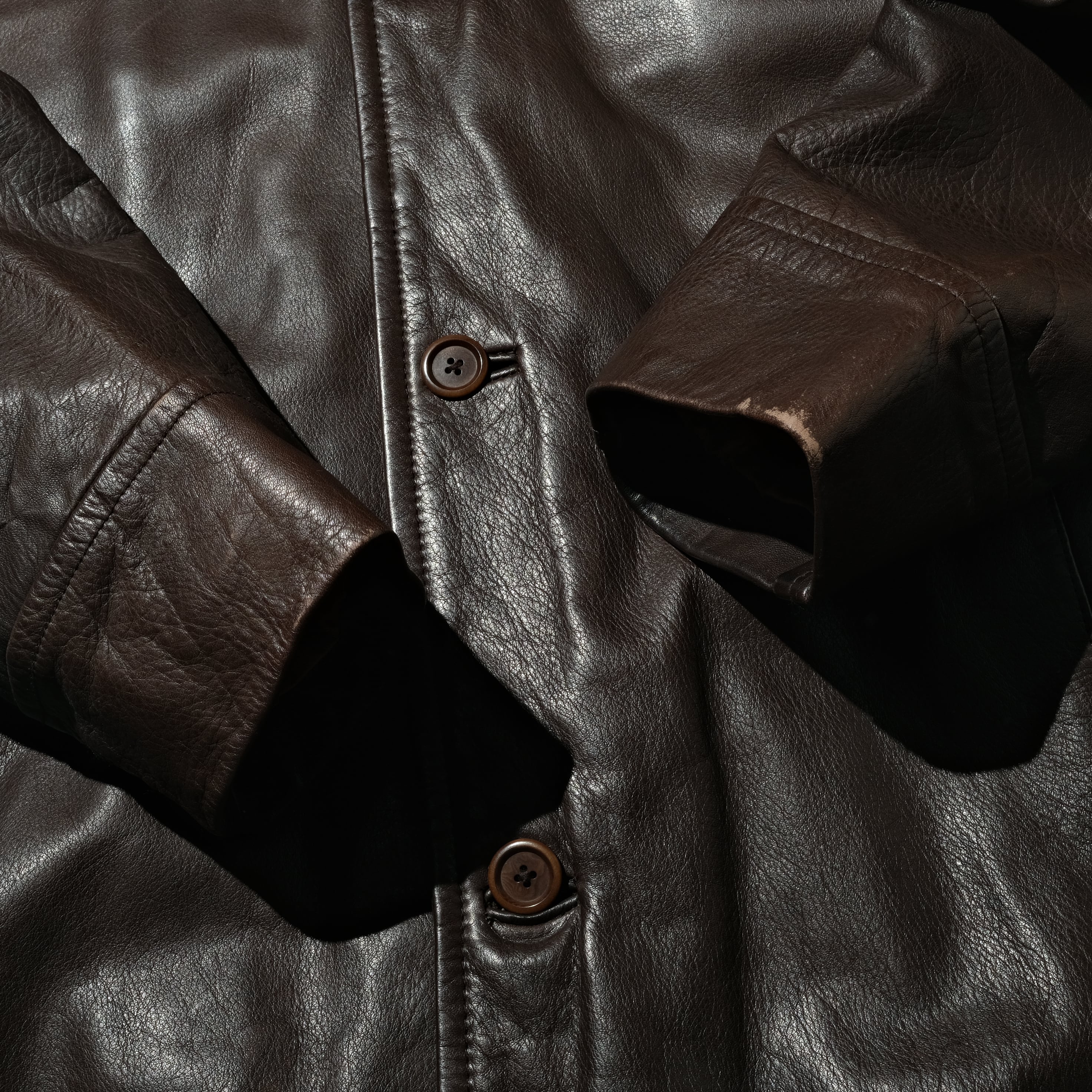00's GAP leather car coat [XL] | goodbuy used clothing