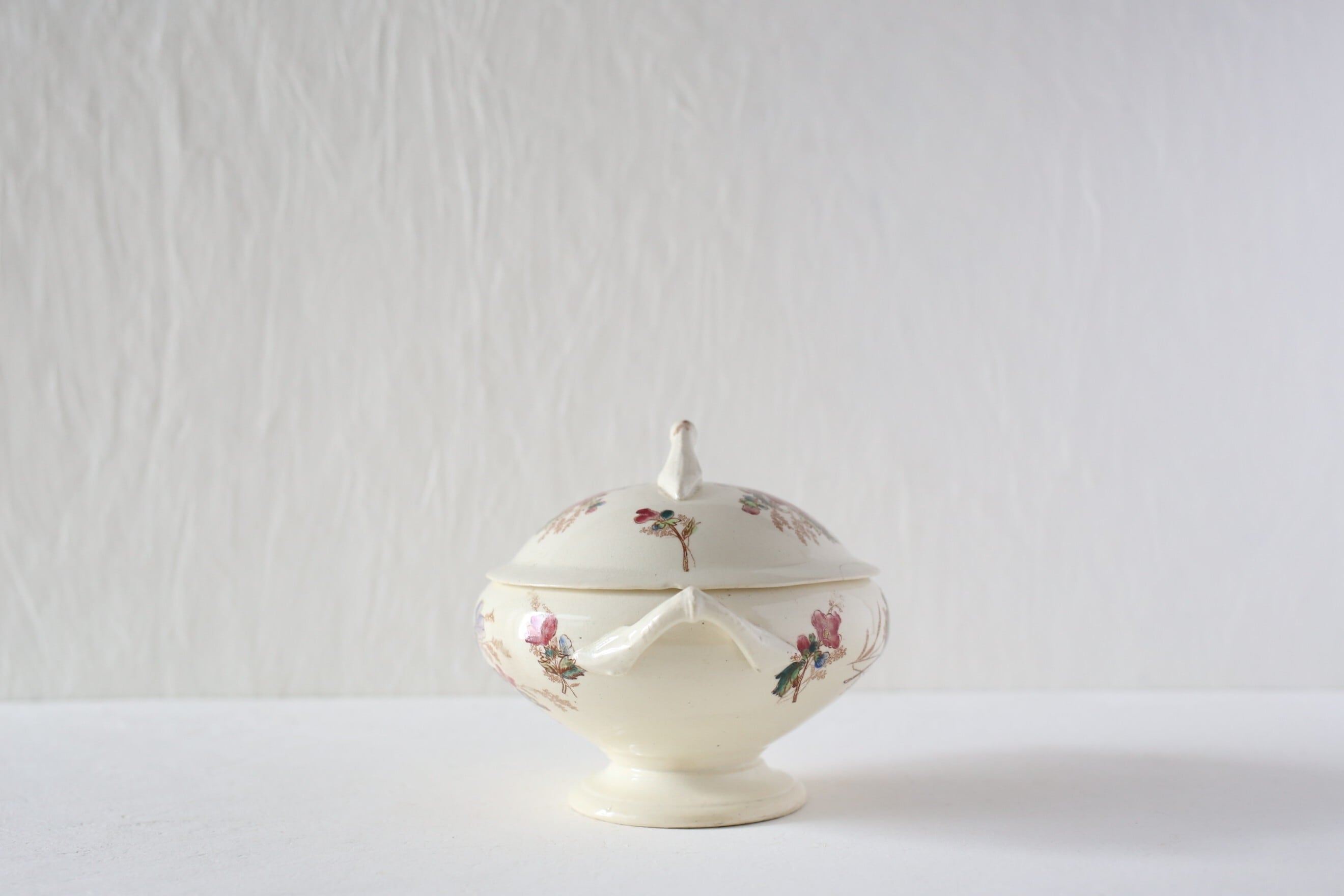 フランス アンティーク ONNAING窯 dinete スーピエール polychrome N