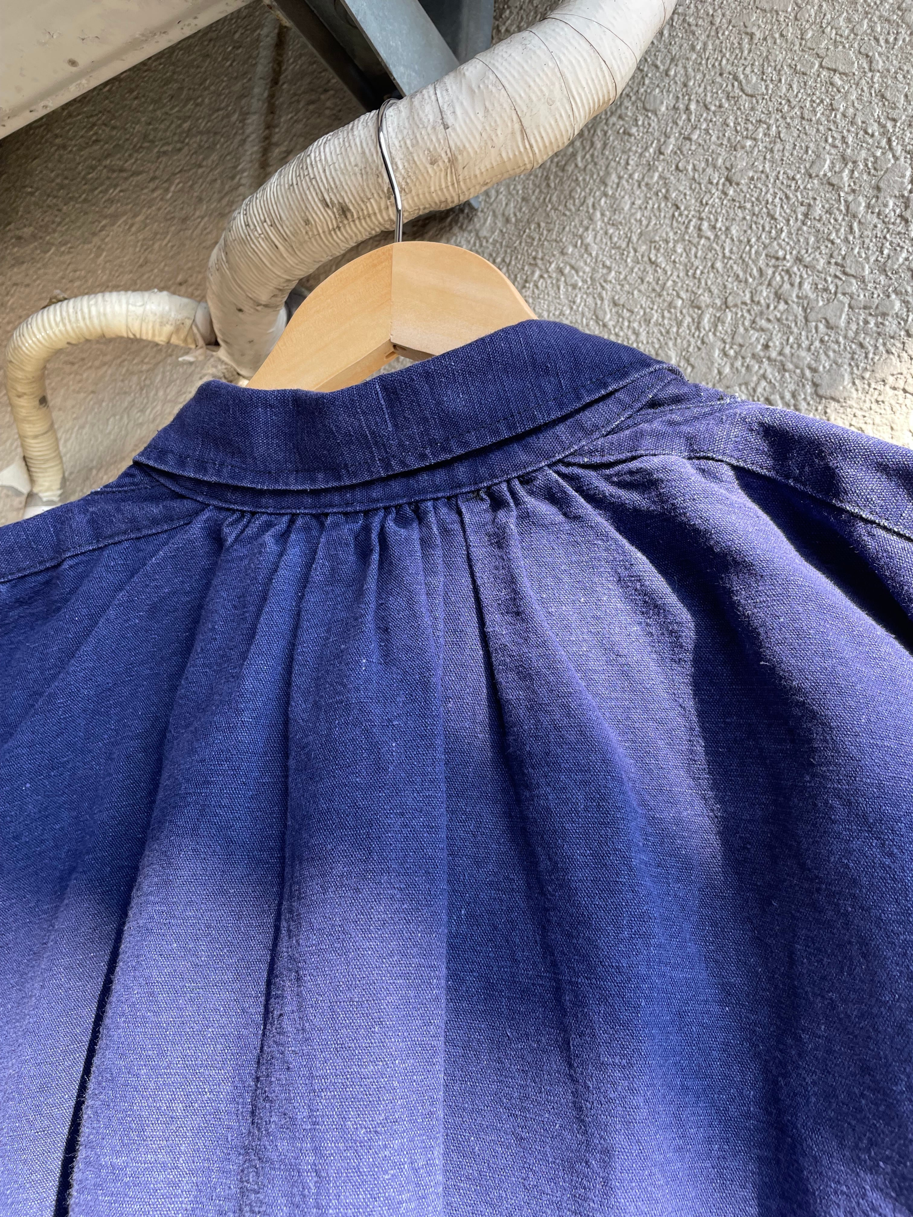 y*m様 40s~ フレンチ インディゴ メティス スモック 古着 ヴィンテージ d213ca757072eeeb513a534c1c6a24