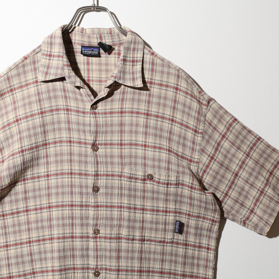 極美品 M Portugal 01年 A/C Yarn Dye Shirt Patagonia ACシャツ 