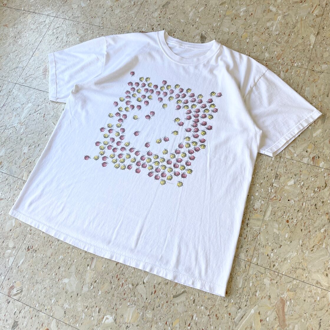 90s〜 【Human-i-Tees】 ヒューマニティーズ てんとう虫 ピースマーク