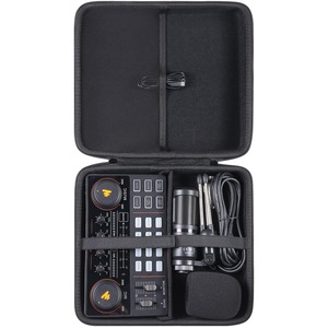 【在庫のみ】Khanka 収納ケース 互換品 MAONO オーディオミキサー オーディオインターフェース (AU-AM200-S1)（ケースのみ）