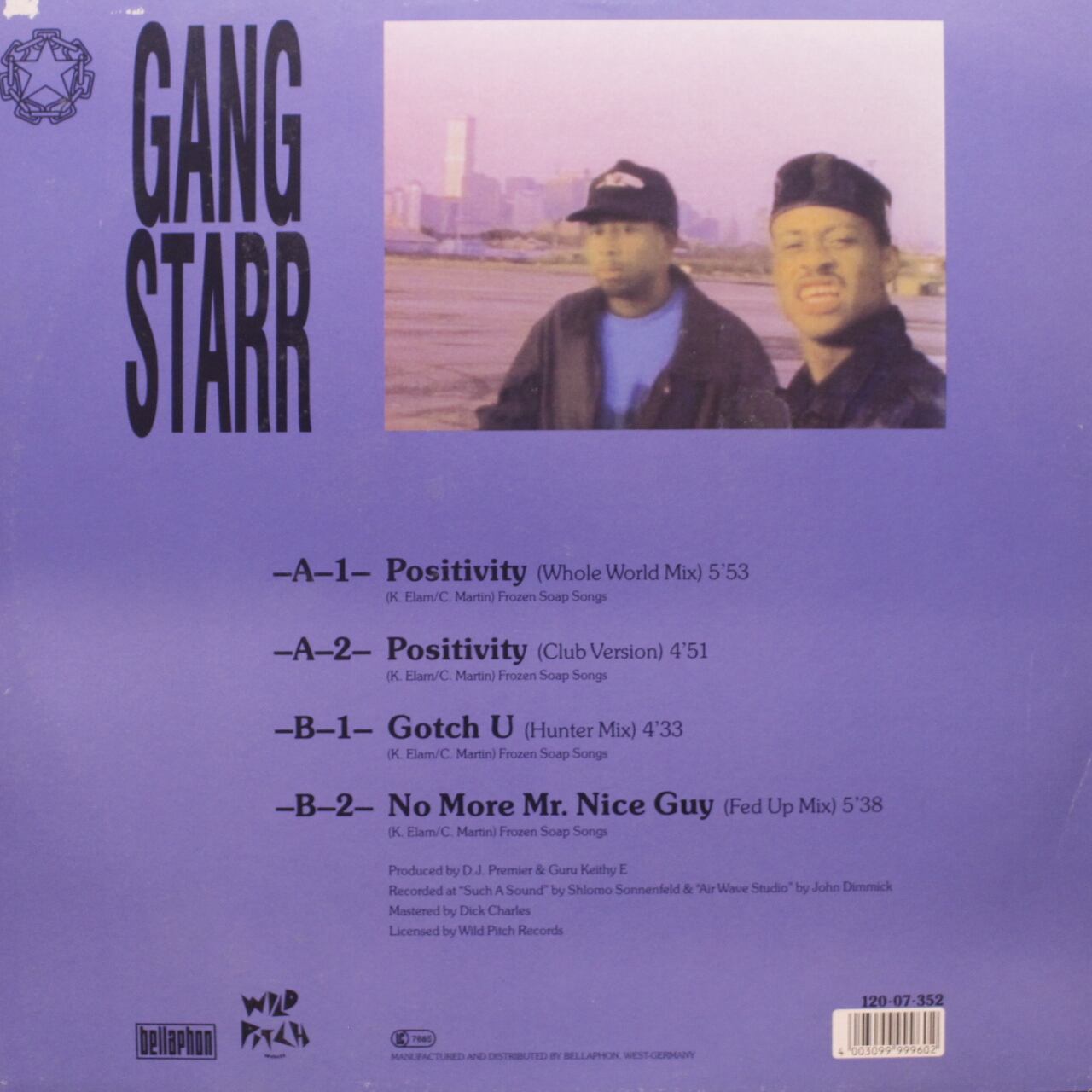 Gang Starr / Positivity [120-07-352] - 画像2