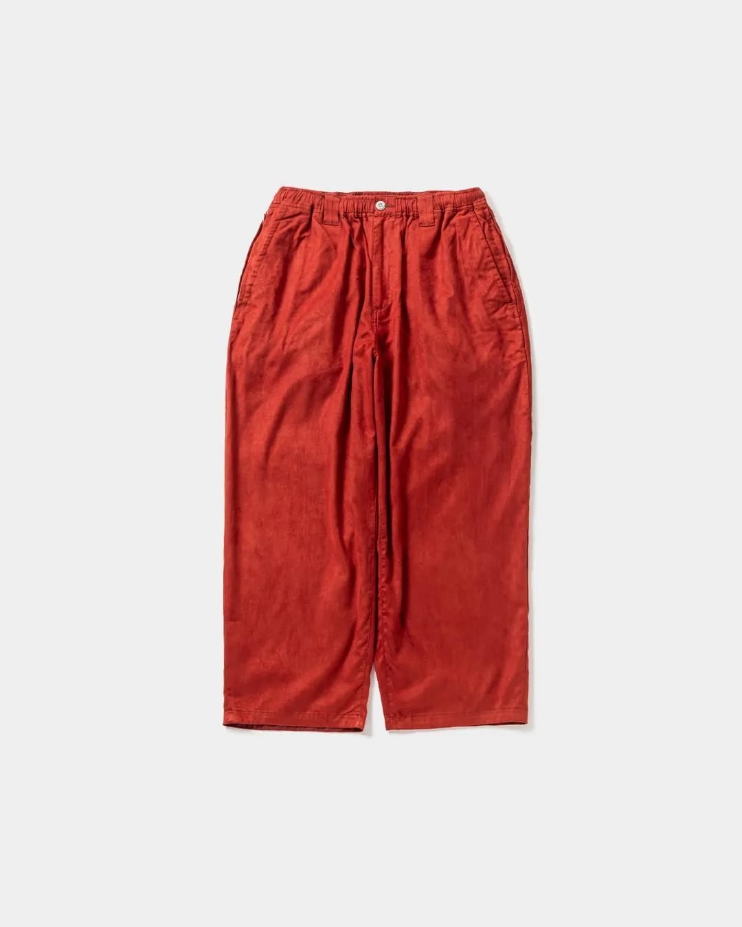 TIGHTBOOTH - SUEDE BAGGY PANTS RED | stashstore