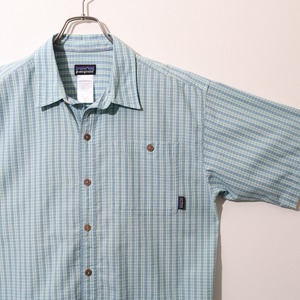 美品 M 08年 Puckerware Shirt Patagonia パッカーウェアシャツ パタゴニア  シアサッカー