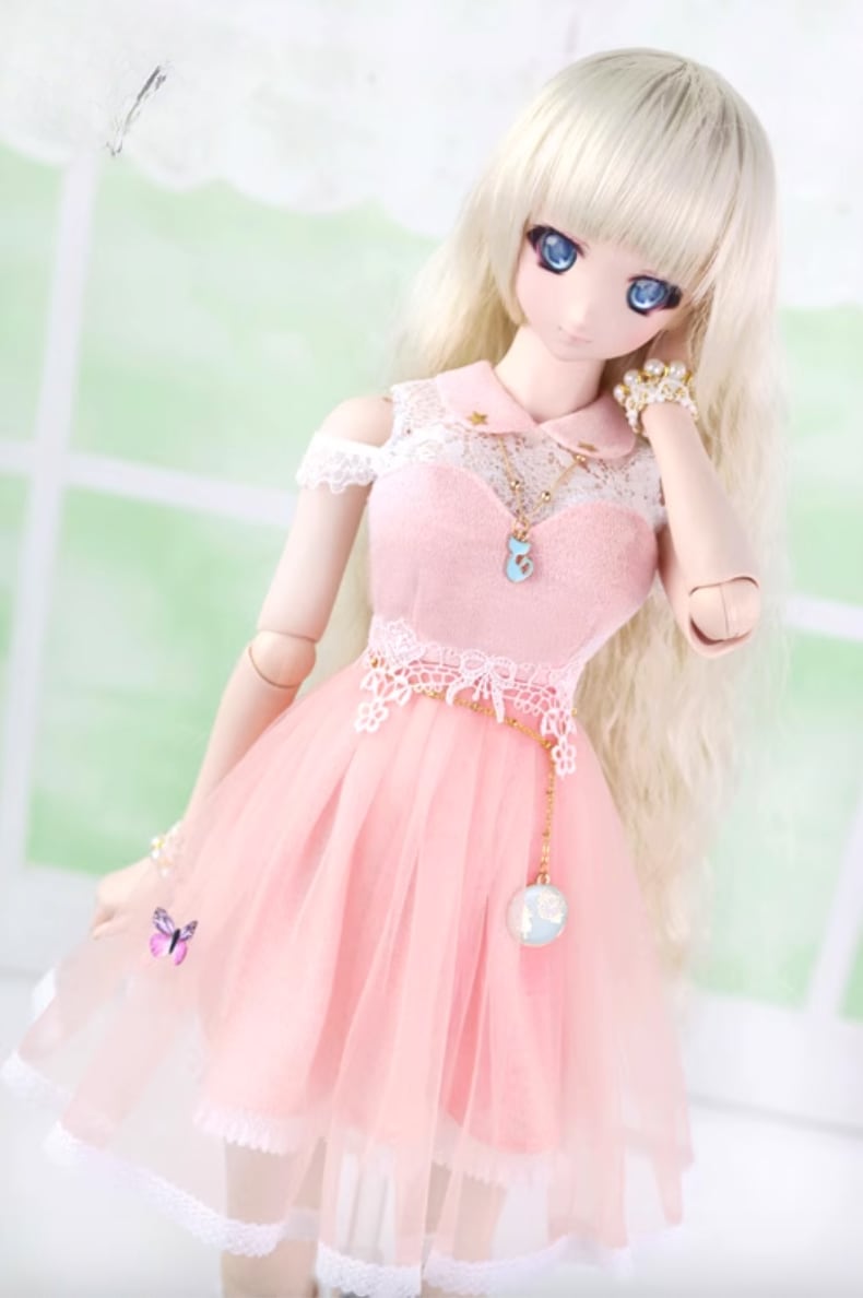 BJD/DD服 ドルフィードリーム 女の子 ドレスセット