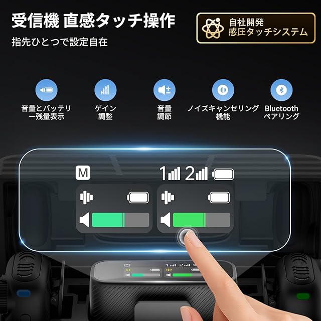 Snapgear ワイヤレスマイク MicPro 48kHz/32bit CD品質