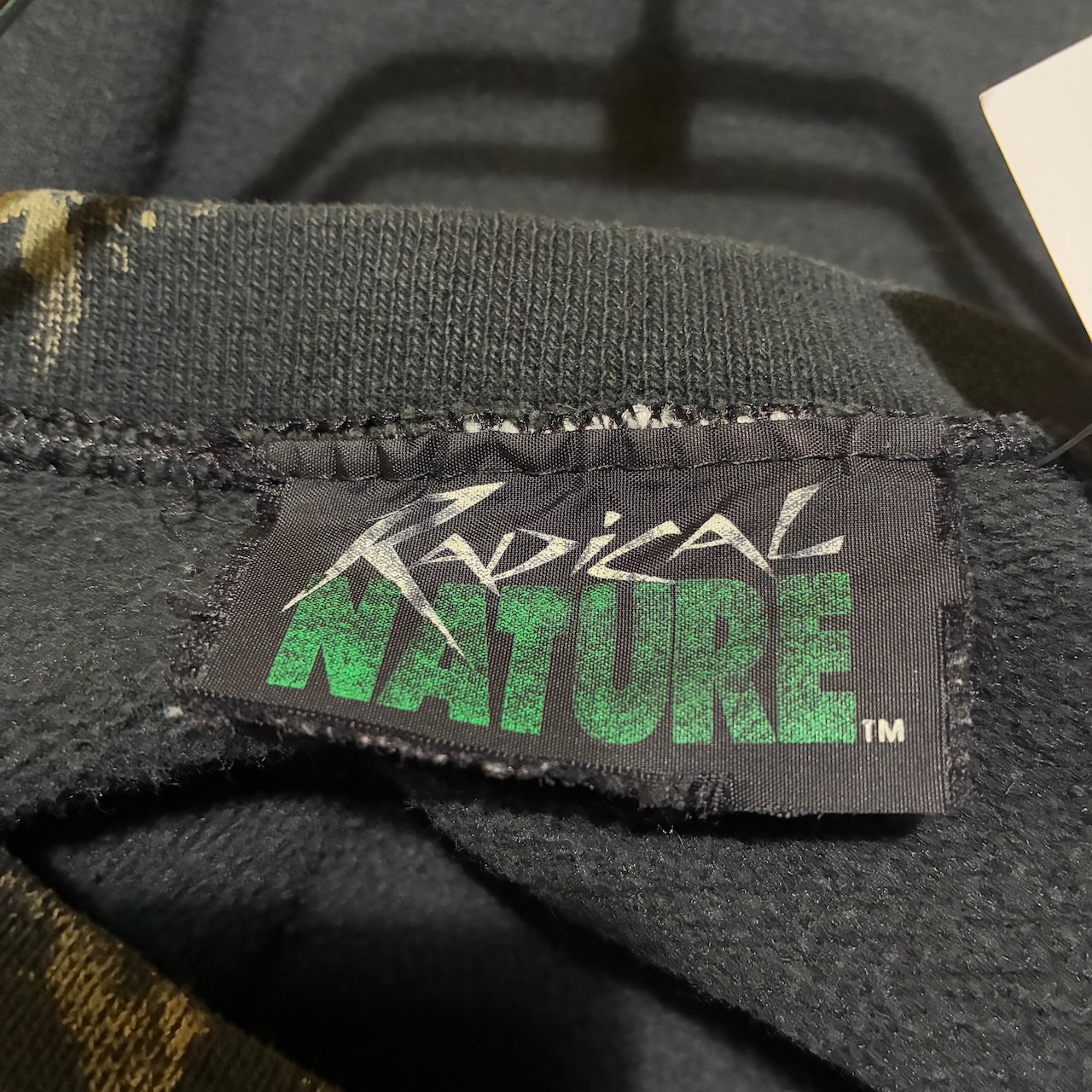 タイガープリント アニマルスウェット 虎 黒 オールオーバープリント