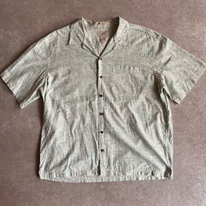 L.L.Bean S/S Hawaian Shirt L H003