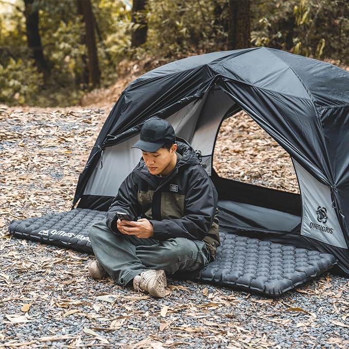 OneTigris OBSIDIAN【高R値5.2】 エアーマット 軽量 キャンプ用マット