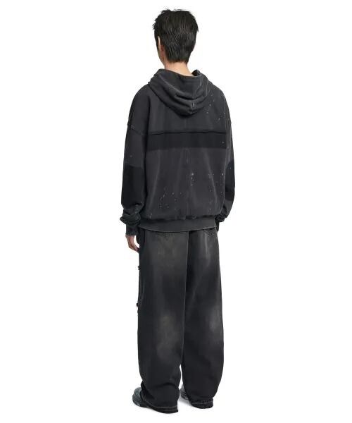 ☆TXT ヒュニンカイ 着用！！【NOMANUAL】DETACHED PATCH HOODED ZIP
