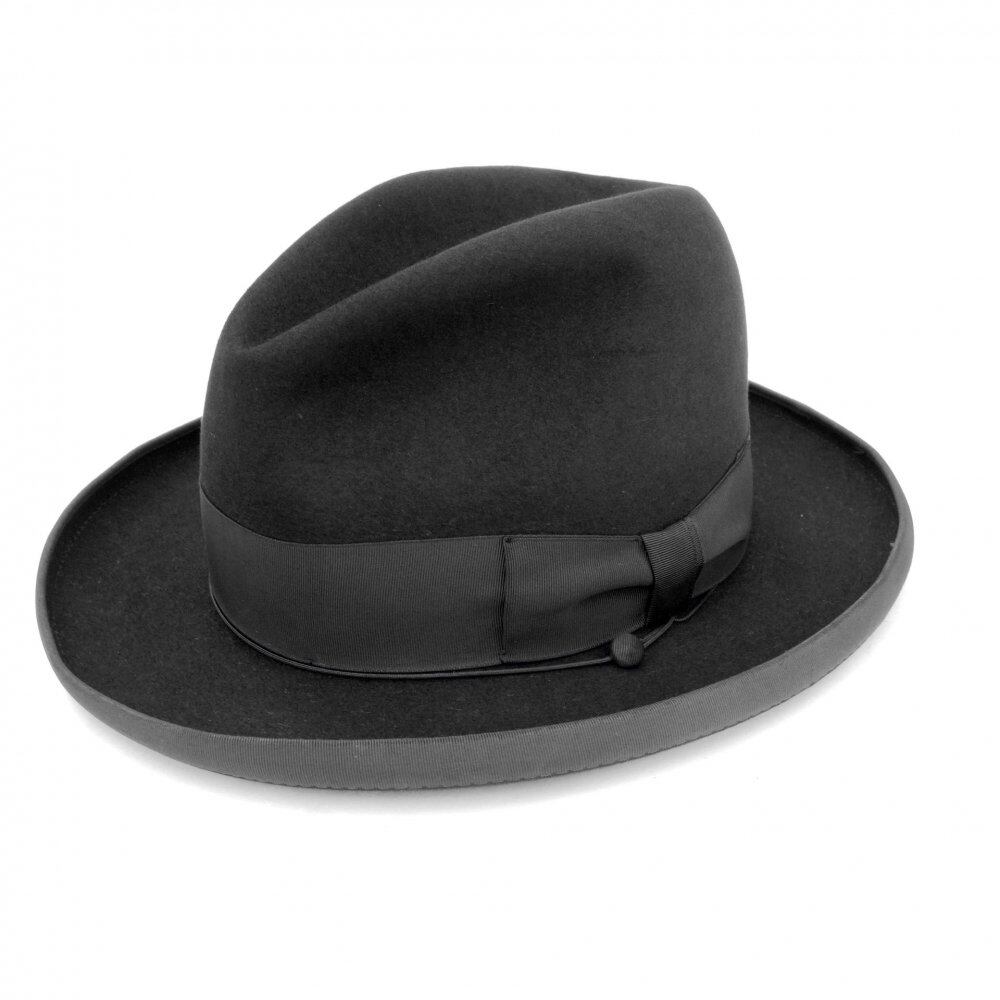 De Luxe STETSON] Vintage Homburg Hat 