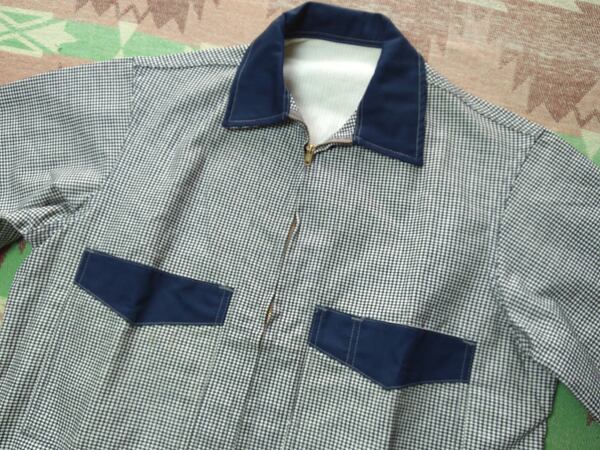 Dead-Stock 70s~ JEWELL UNIFORMS Jacket for HP HOOD Milkman Dead-Stock 70s~ JEWELL UNIFORMS Jacket for HP HOOD Milkman
