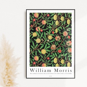 ウィリアムモリス フルーツ | AP054 | アートポスター ウィリアム・モリス 壁紙 花 植物