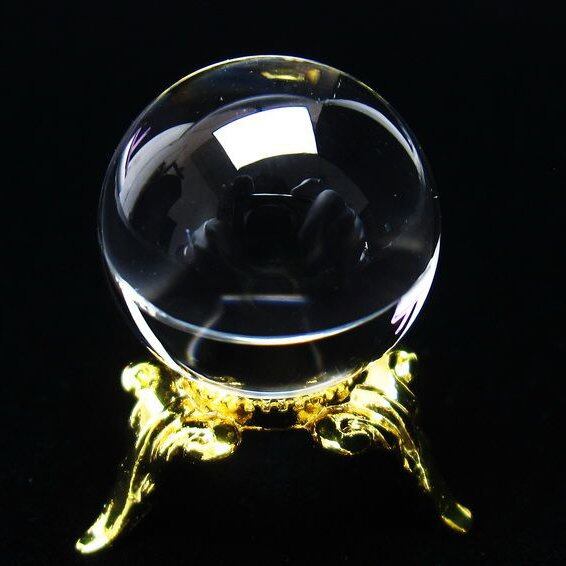 水晶 丸玉 ブラジル産 20mm 一点物 141-6395