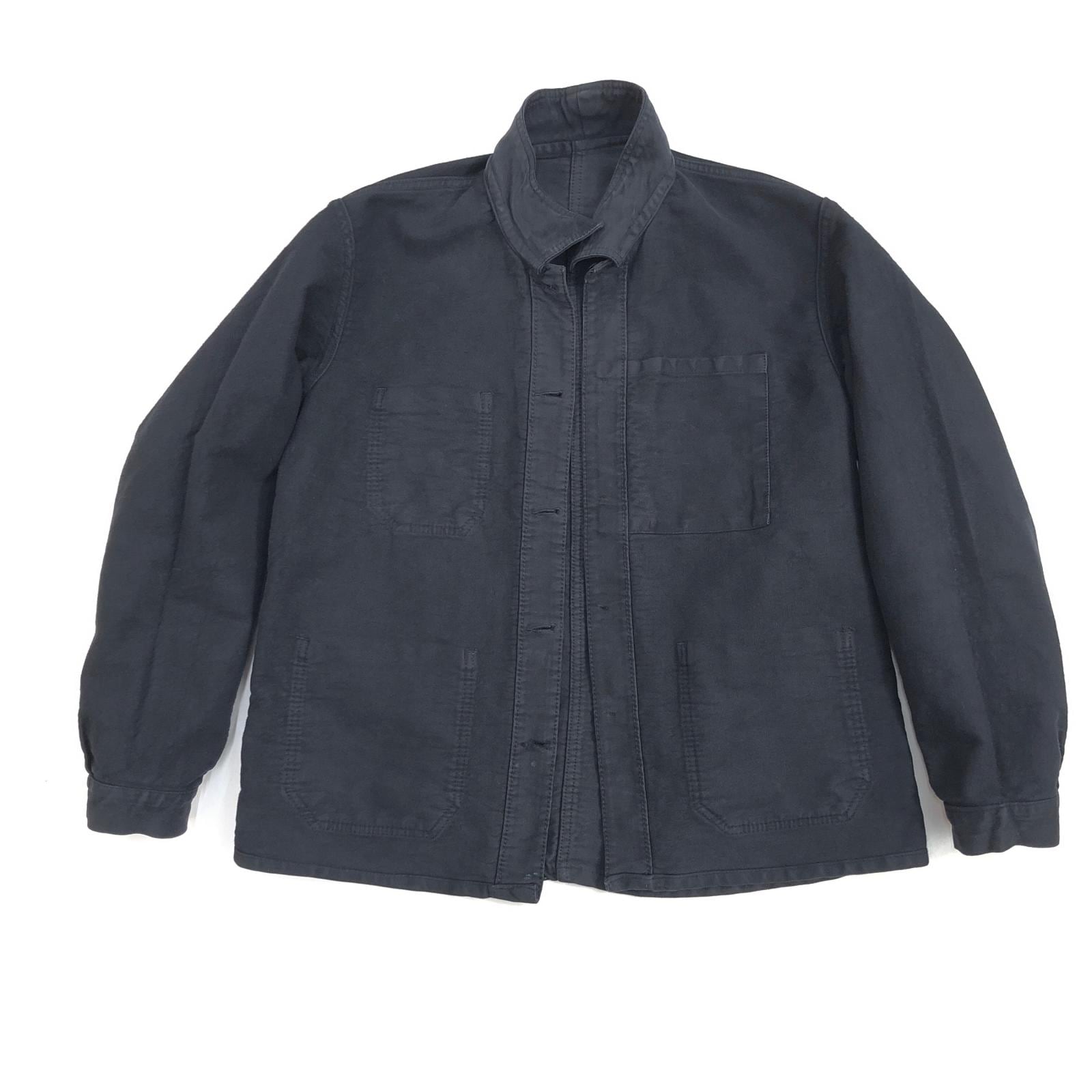 50年代 FRENCH WORK BLACK MOLESKIN JACKET フレンチワーク ブラック