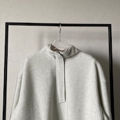 【受注予約:11月上旬入荷予定】ウォームフリースハーフジップBZ/アイスグレー