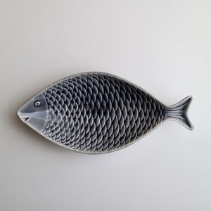 Gustavsberg グスタフスベリ / Fladen フラーデン プレート グレー 21cm