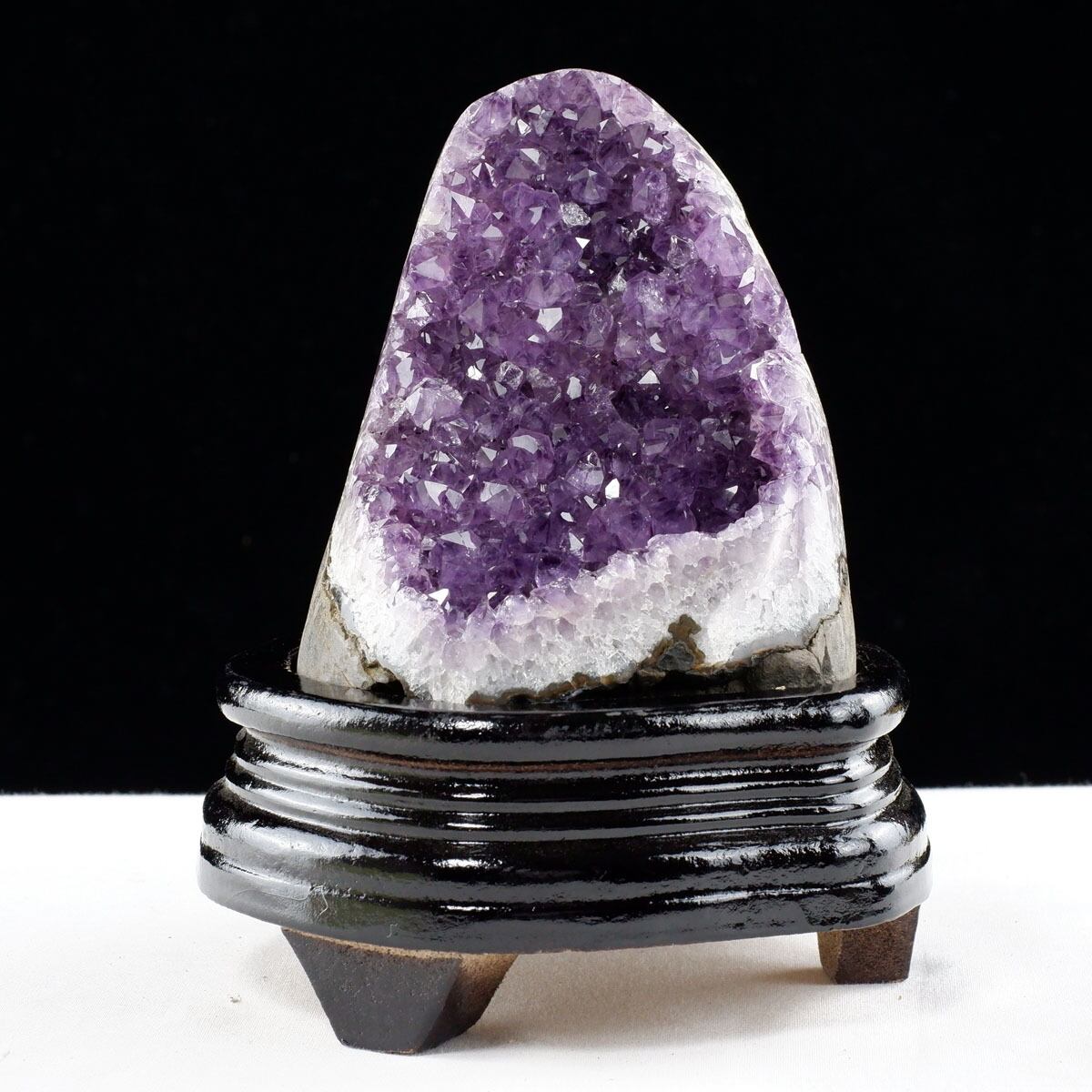 アメジスト 原石 ウルグアイ産 アメジスト クラスター amethyst 台座付属 一点物 182-8803