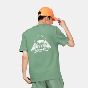 SALE 【HIPANDA ハイパンダ】メンズ バードマン プリント Tシャツ MEN'S BIRD MAN SHORT SLEEVED T-SHIRT / WHITE・BLACK・GREEN