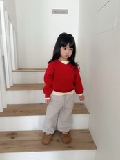 〖取寄〗韓国子供服 / 26winter / Digreen / ブルーニパンツ / キッズ / 冬服 *S~2XL*