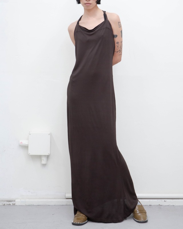 2000s MAX&Co. - open back jersey camisole dress