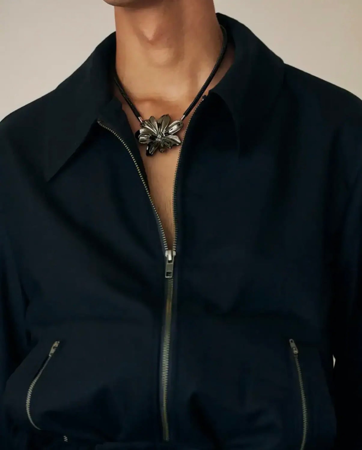 SHOOP | EVERYDAY ZIPPER JACKET | DARK NAVY | HOWDAY