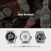 ウォッチブレス サドルレザー ダイヤステッチ