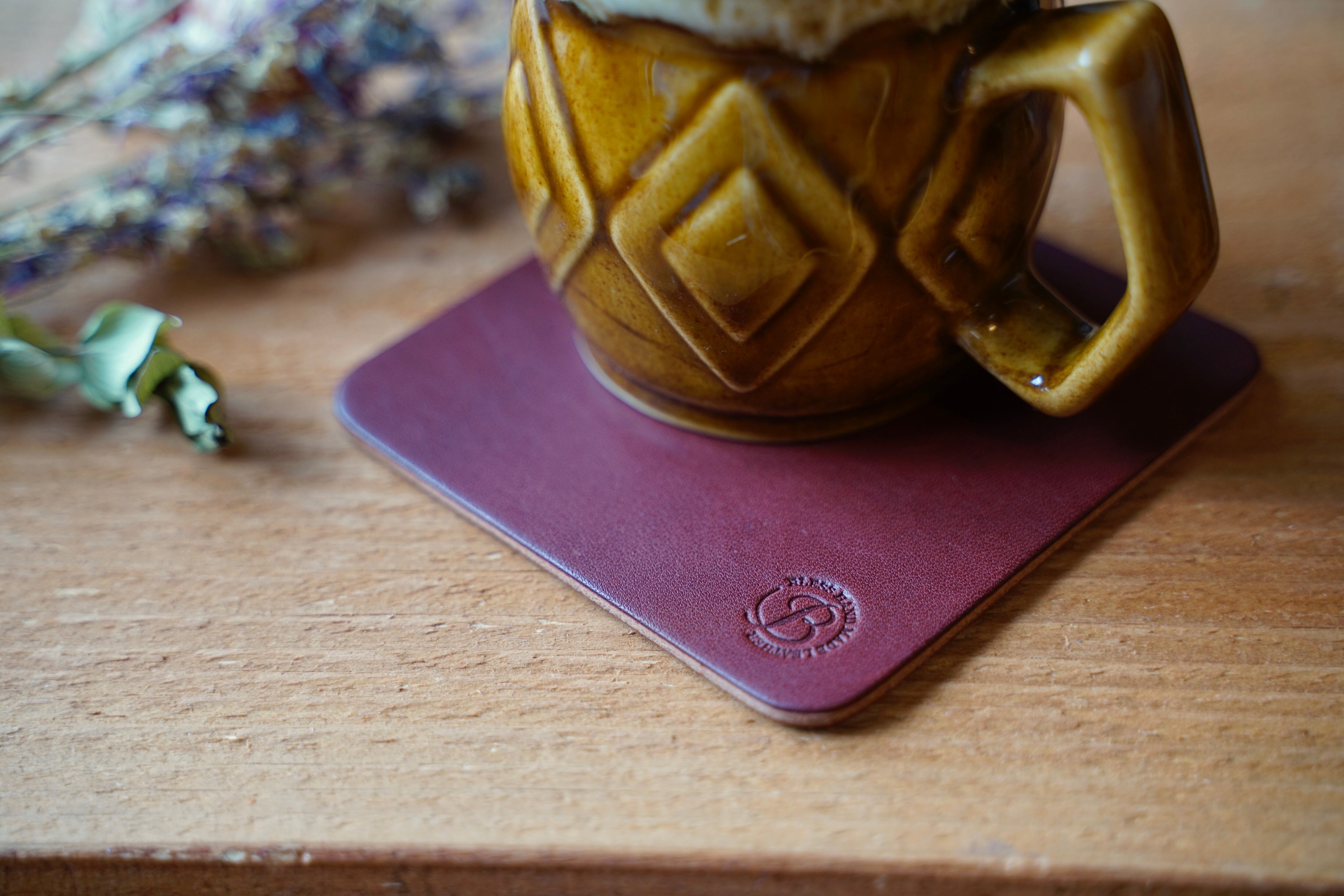 コースター（スクエア） | 革細工とニュージーランド雑貨のお店 BLESS