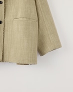 DU260514 Cut Off Design Jacket 【set up可】