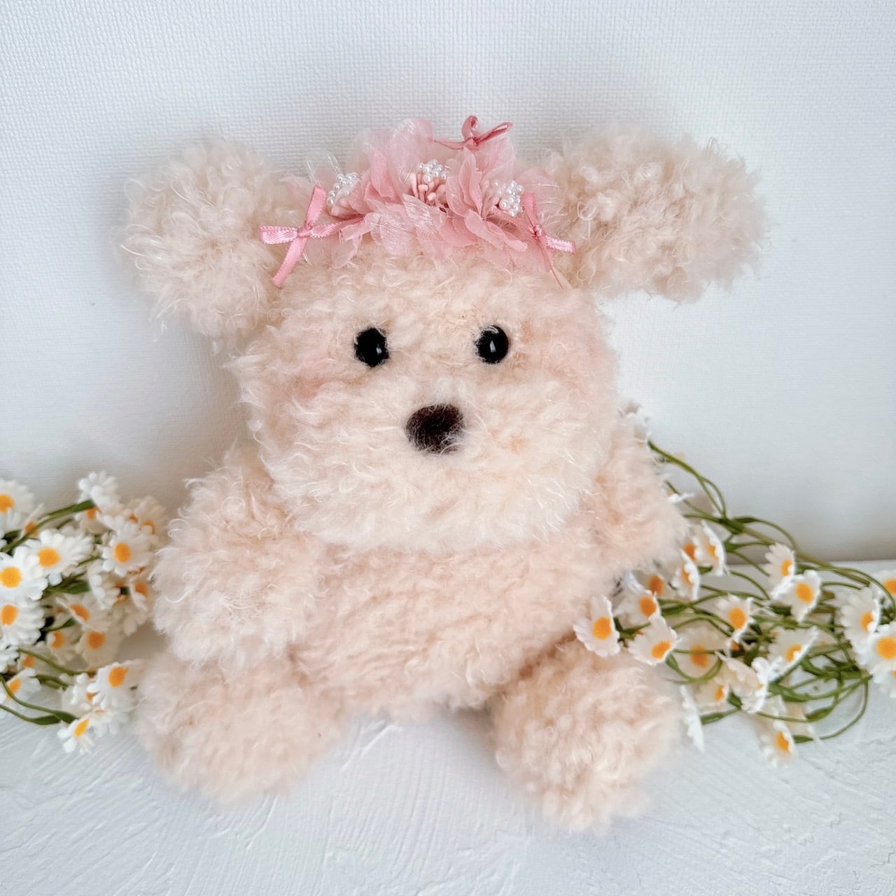 シフォンフラワーヘアバンド