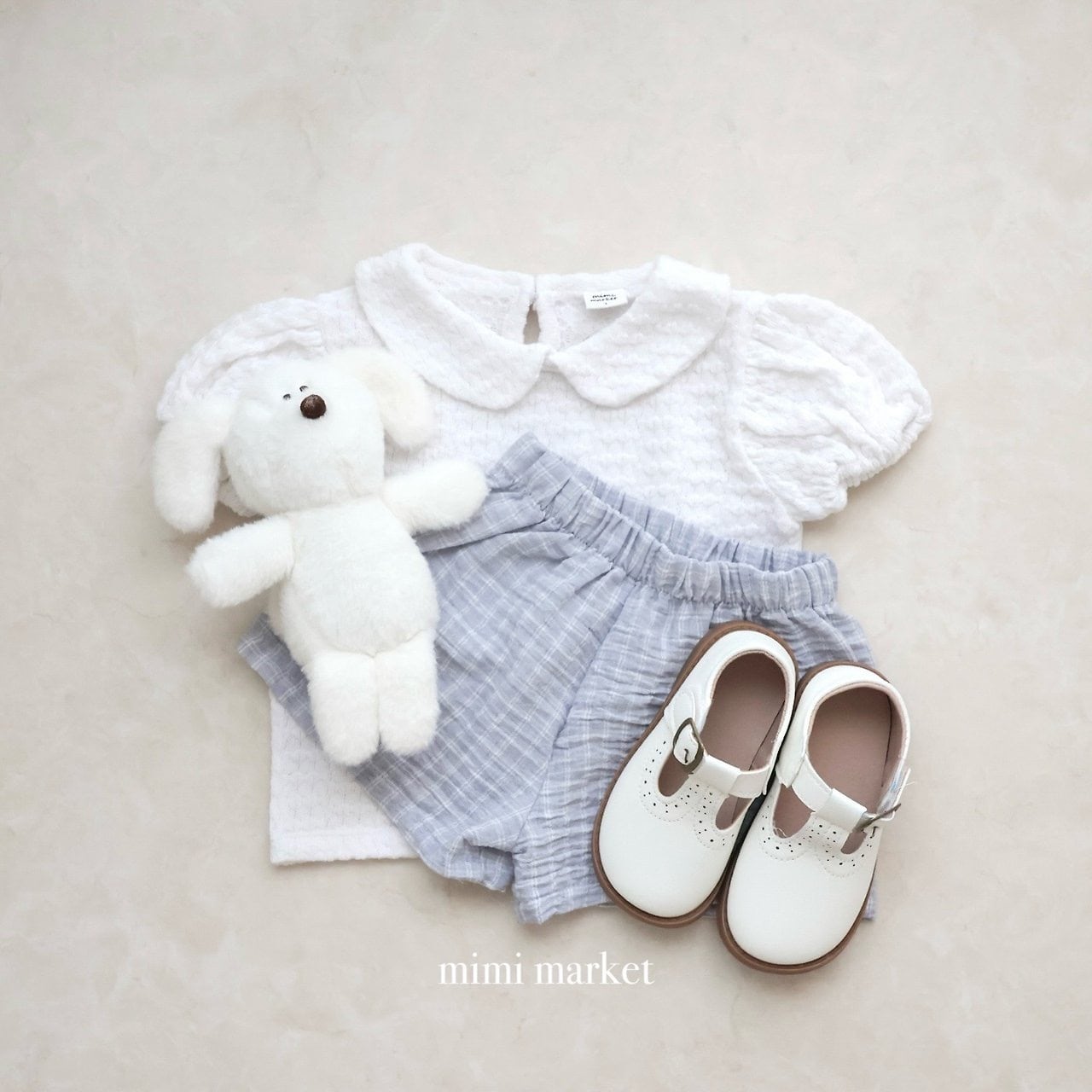 【即納/80size】ニットパフTシャツ/  mimimarket