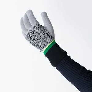 TRICOTÉ / melange gloves L