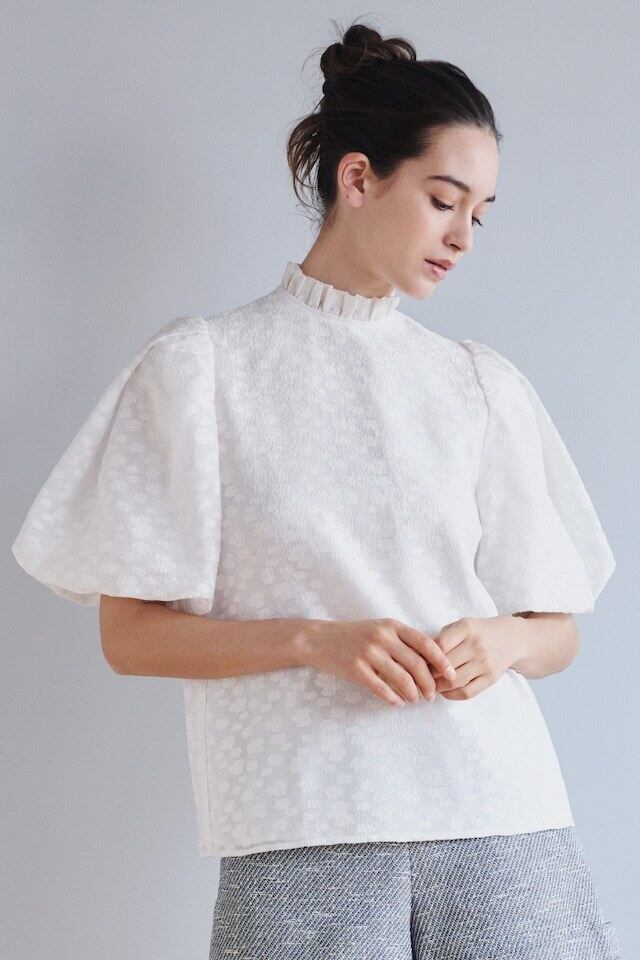 AMICA・kids SHEER COUTURE TOP WHITE | FLICKA ASHIYA