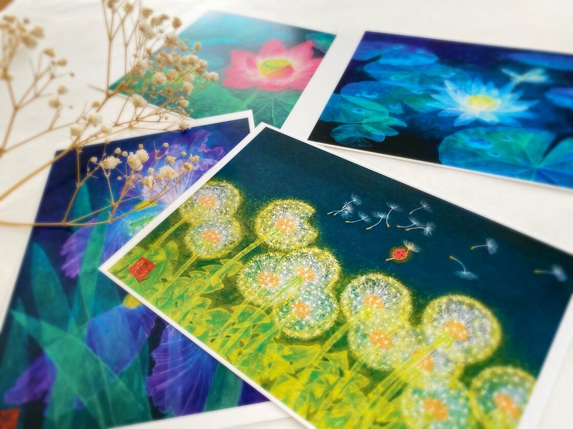 ポストカードセット②小さな草花と生き物のシリーズ | PAY ID
