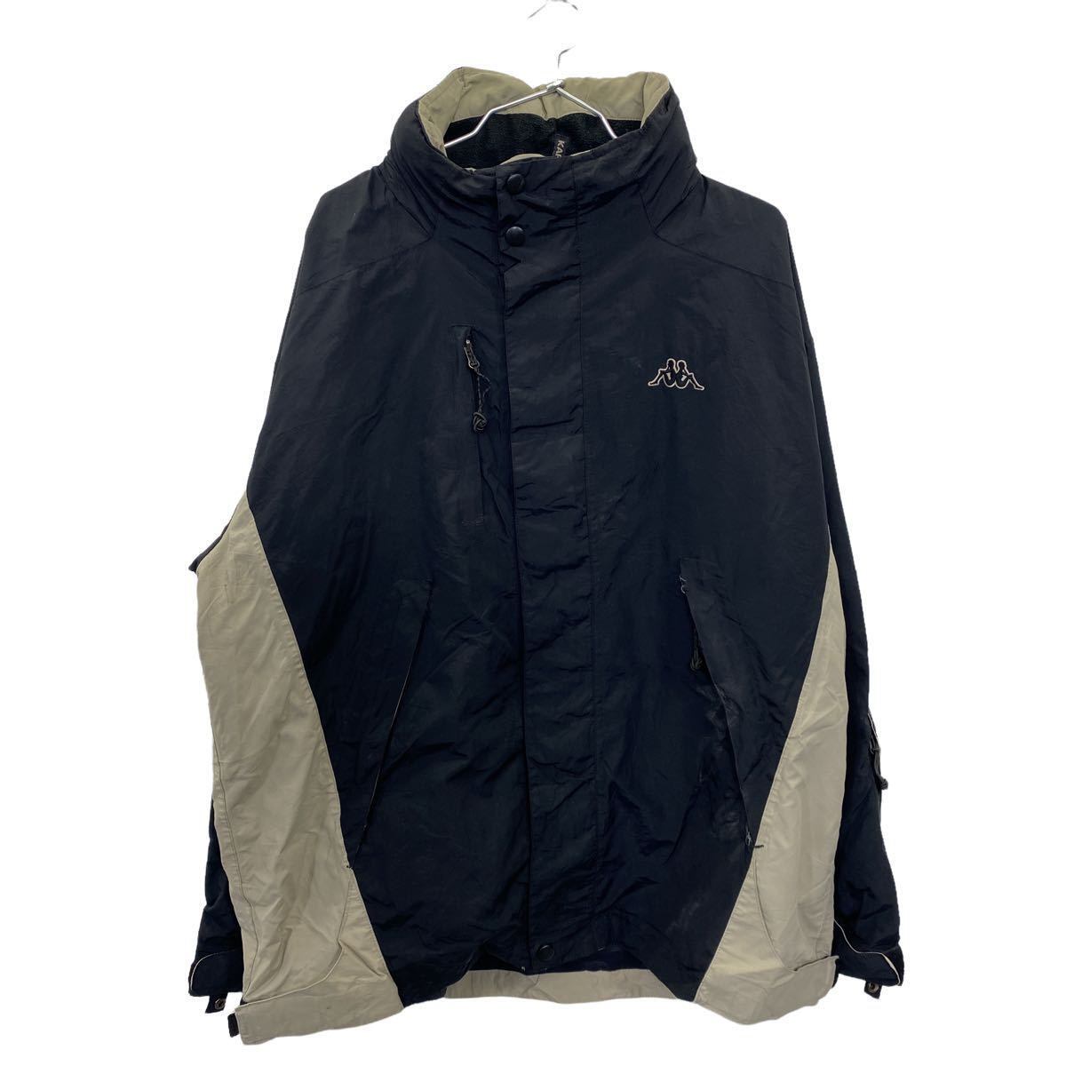 Kappa ナイロンジャケット Lサイズ カッパ スポーツ ブラック
