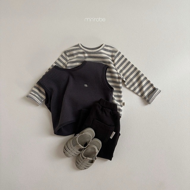 【即納】minirobe:waffle vest