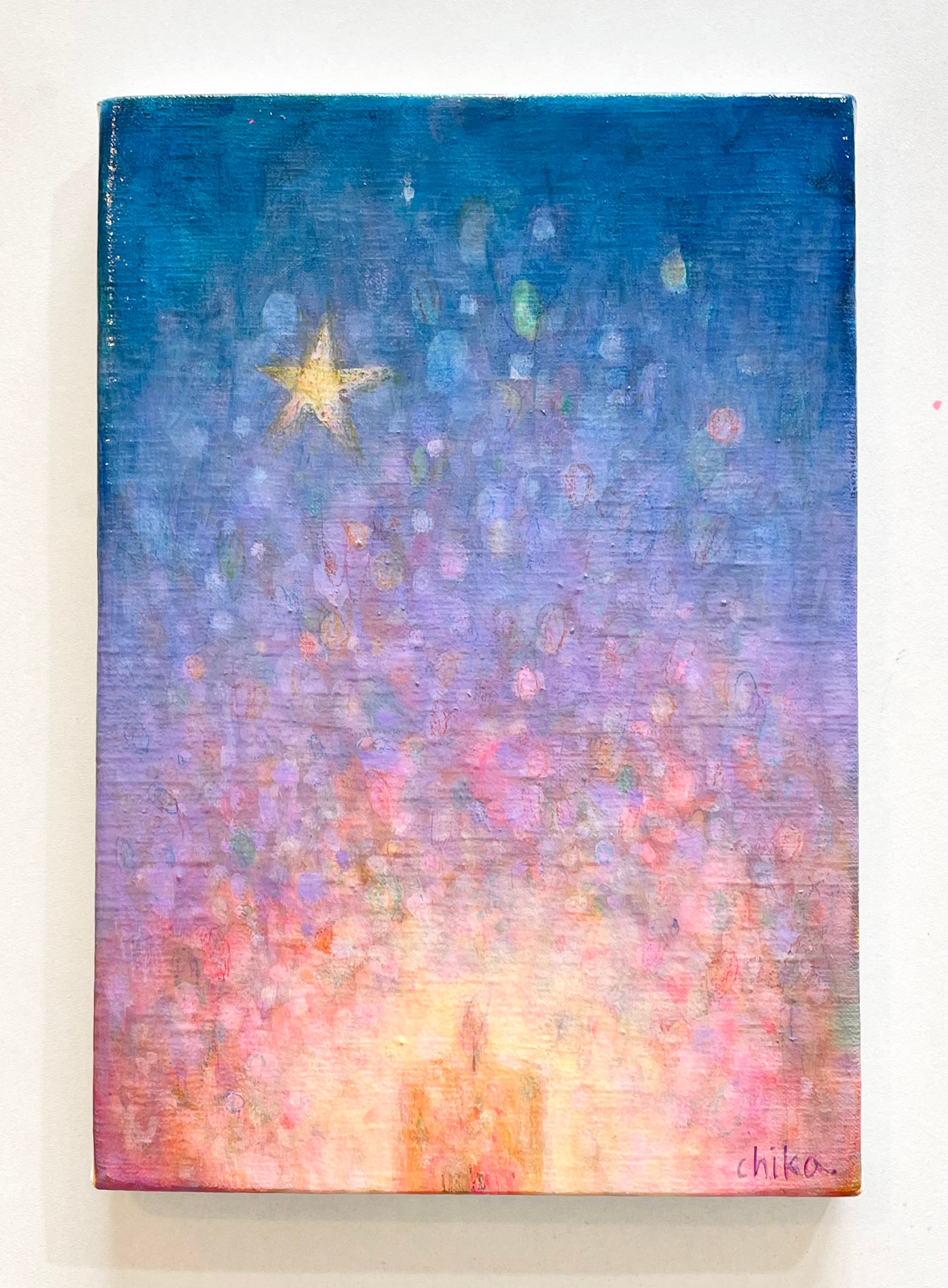 キャンドルと一つ星」原画：一点物 | okuyamachika