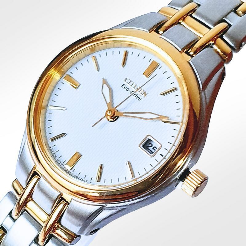 腕時計 レディースシチズン  新品 定価4万 エコドライブ イエローゴールド