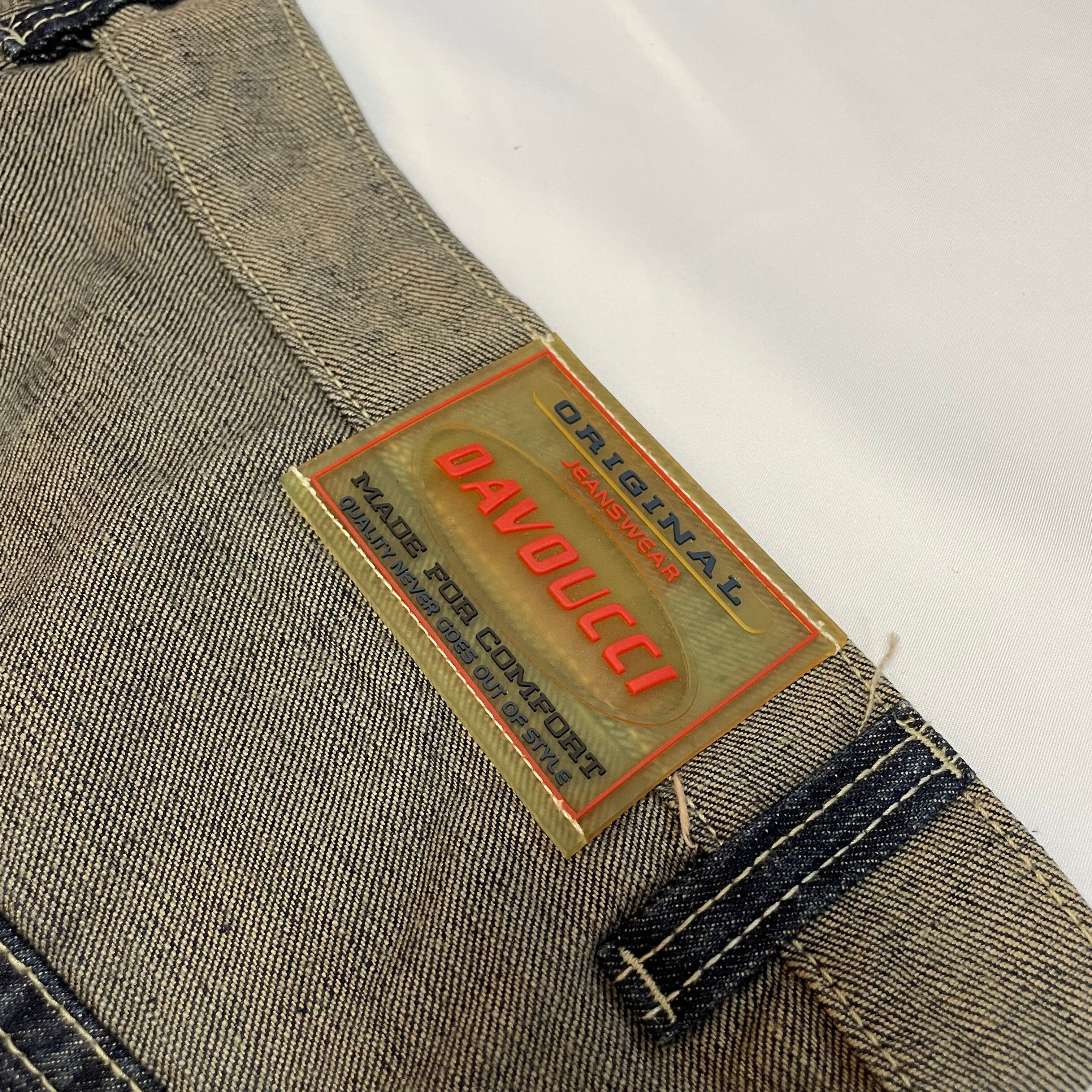 DAVOUCCI 】【00's】デニムジャケット DAVOUCCI】パッチワークデニム