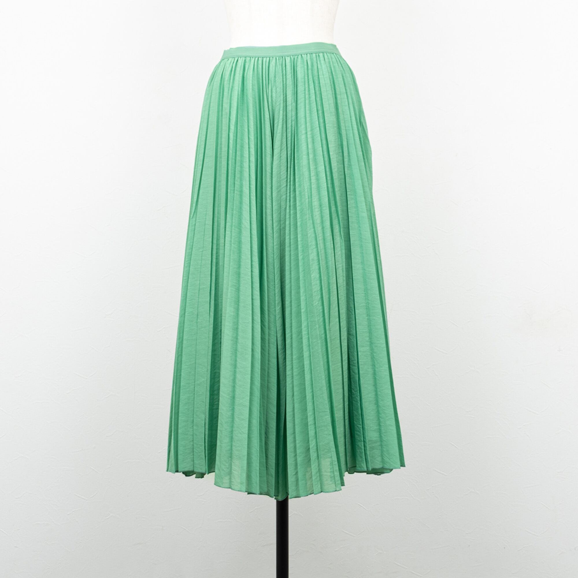 Dignite collier／ディニテコリエ】ランダムヘムプリーツスカート