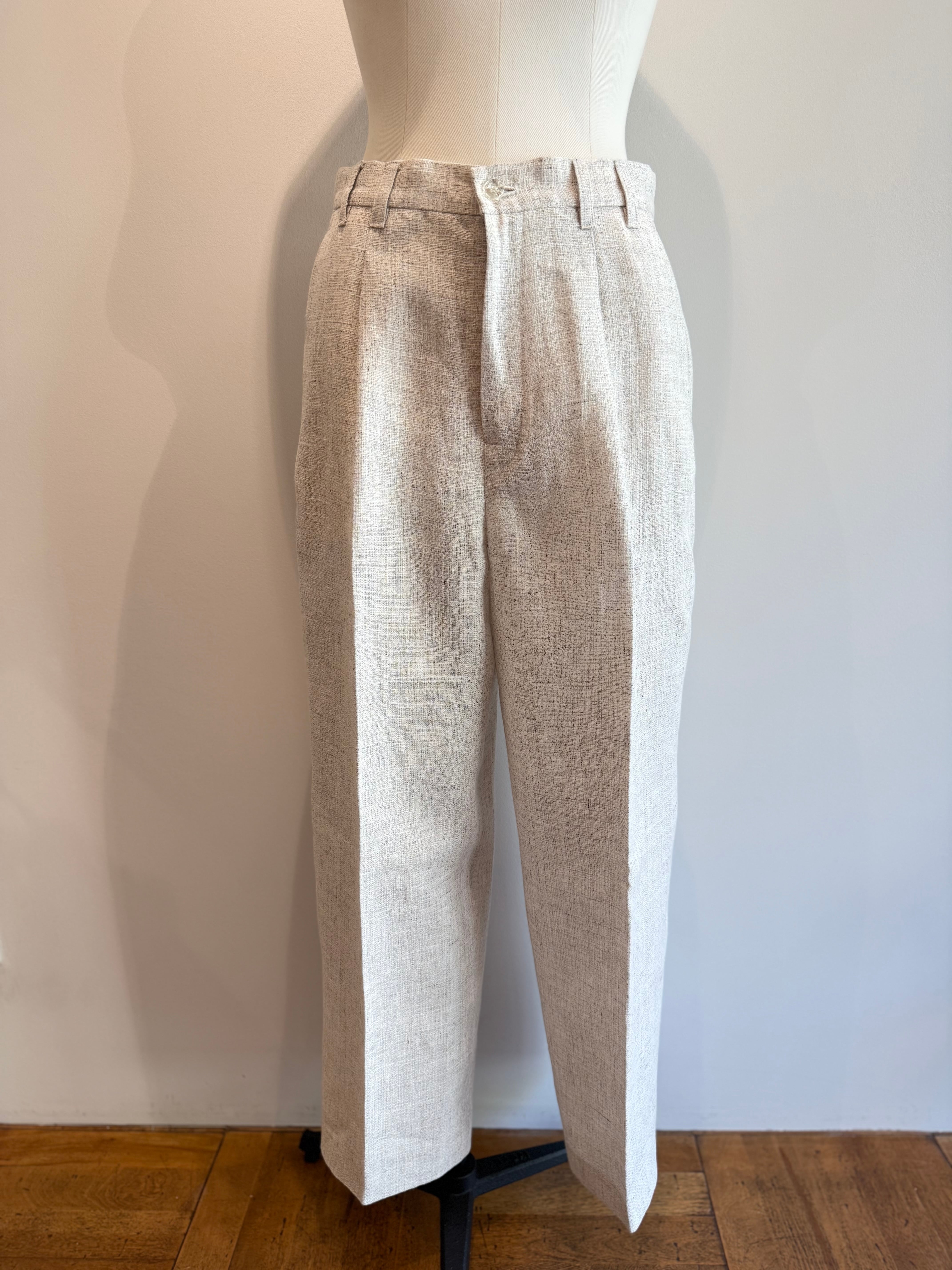 jonnlynx/JL226-PT1091 cotton linen melange jonny pants | stoa