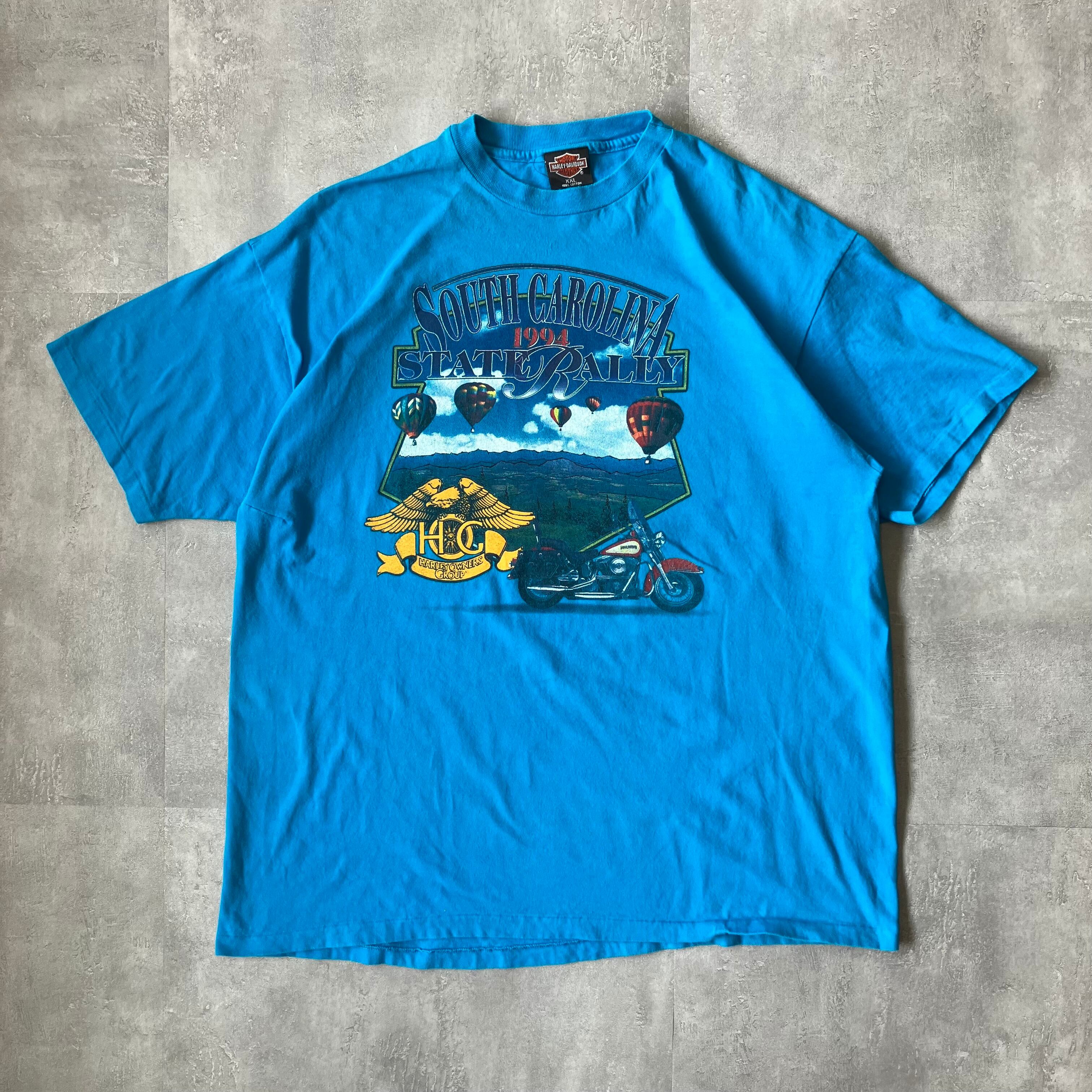 《XXL size》Harley-Davidson ハーレーダビッドソン 90s usa製 プリントTシャツ 両面プリント No.3195