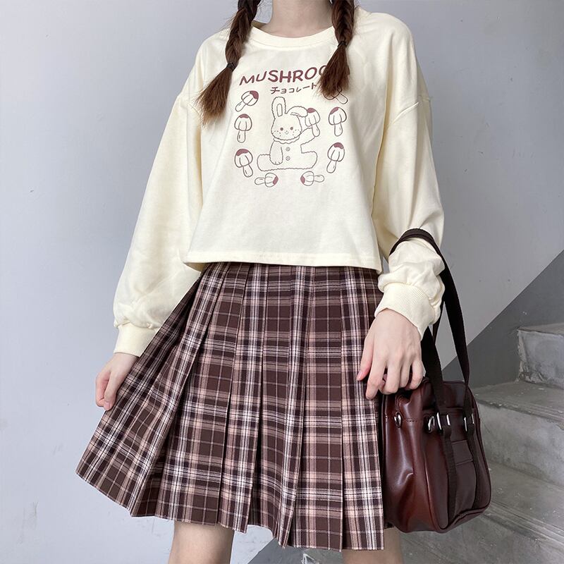 プリントTシャツ スプリングショートクロップドトップス ロング 大人ガーリー スウィート キュート カジュアル 春物 萌量不足98871074472