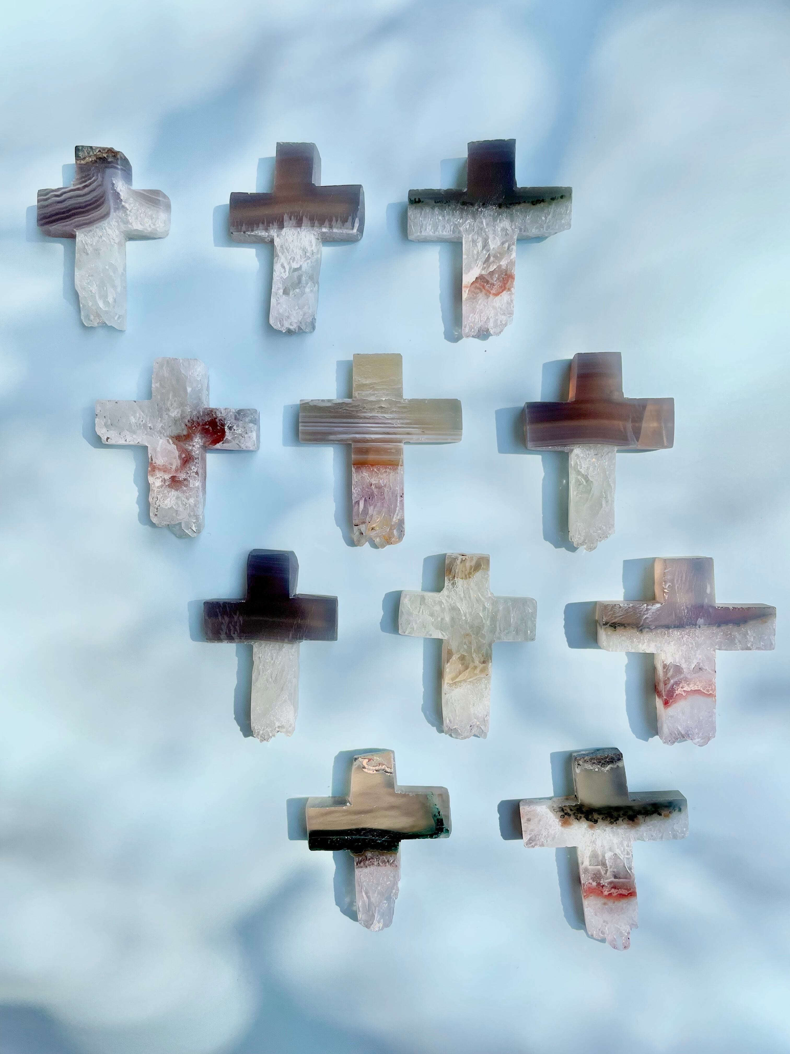 Agate Cross /  瑪瑙　クロス  L