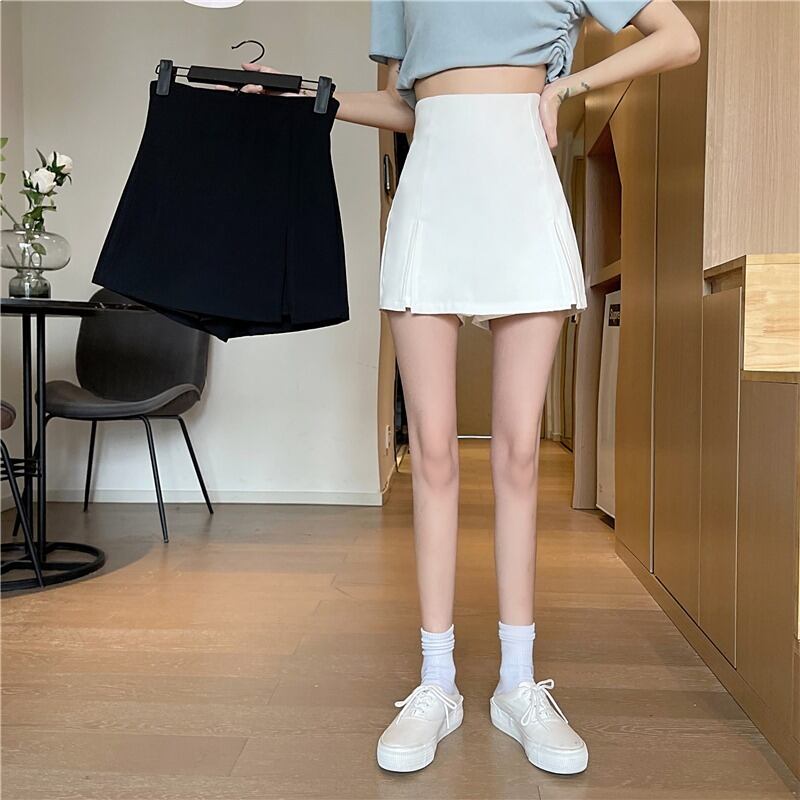 Aラインサマーハイウェストウェストショート 夏物 スカート 1号婦人31943757839