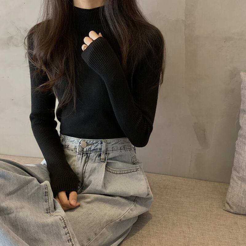 シャツ スプリングオータムスタイルセーター レディース 春物 秋物 試着室25584124658